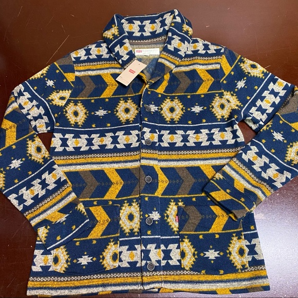 Levi's Other - Levi's Men's  Mina Cardigan Sweater Aztec navy